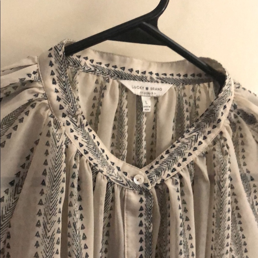 Lucky Brand Sheer Top